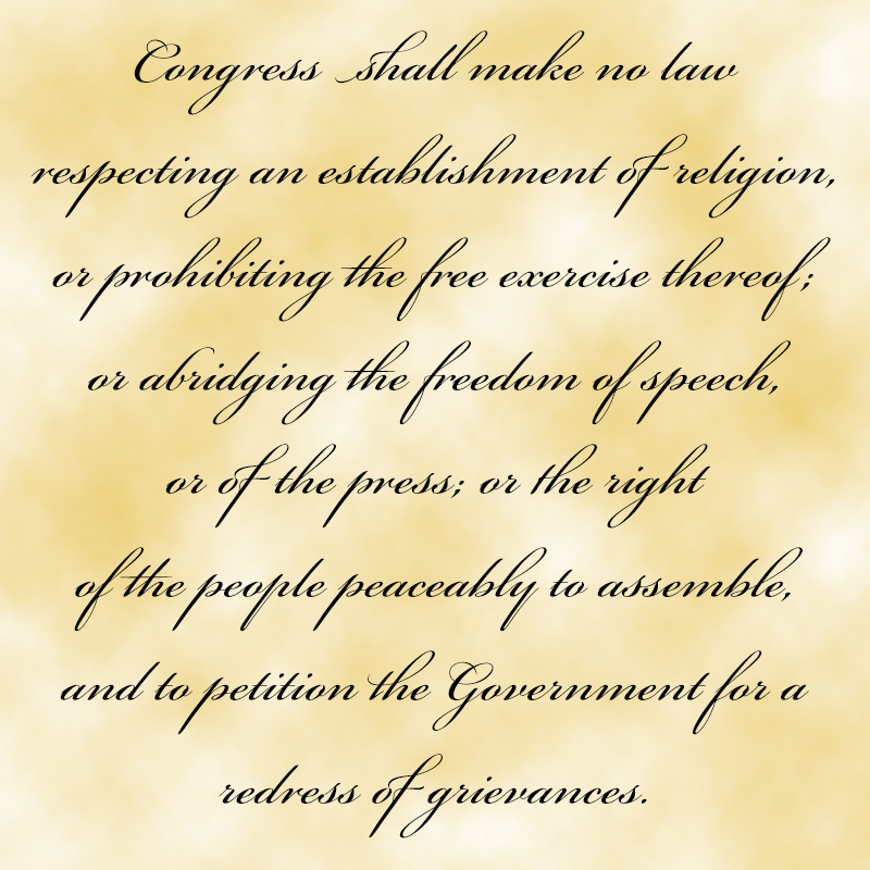 Free Speech in these United States of America Free Speech in these United States of America